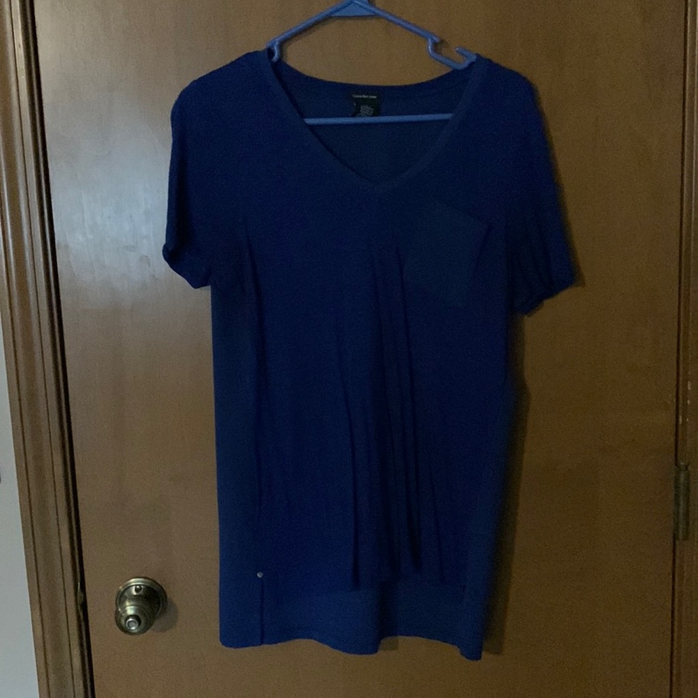 Blue dress top